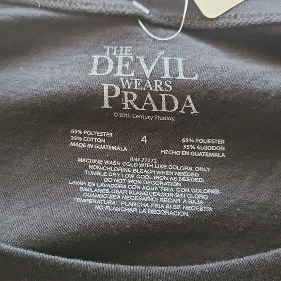 NWT Torrid short sleeve t-shirt The Devil wears Prada - Picture 3 of 5